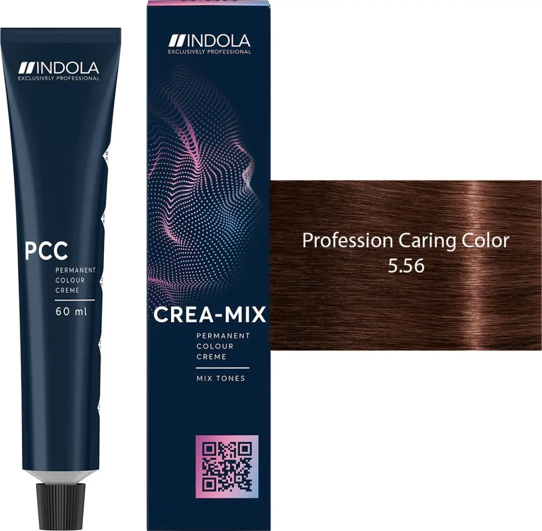 Indola Profession Caring Color 5.56 Permanent Haarkleur 60ml - Zwart