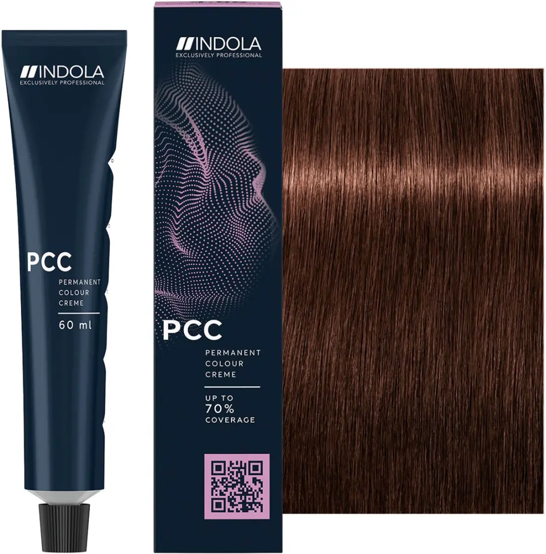 Indola Profession Caring Color 5.56 Permanent Haarkleur 60ml - Zwart