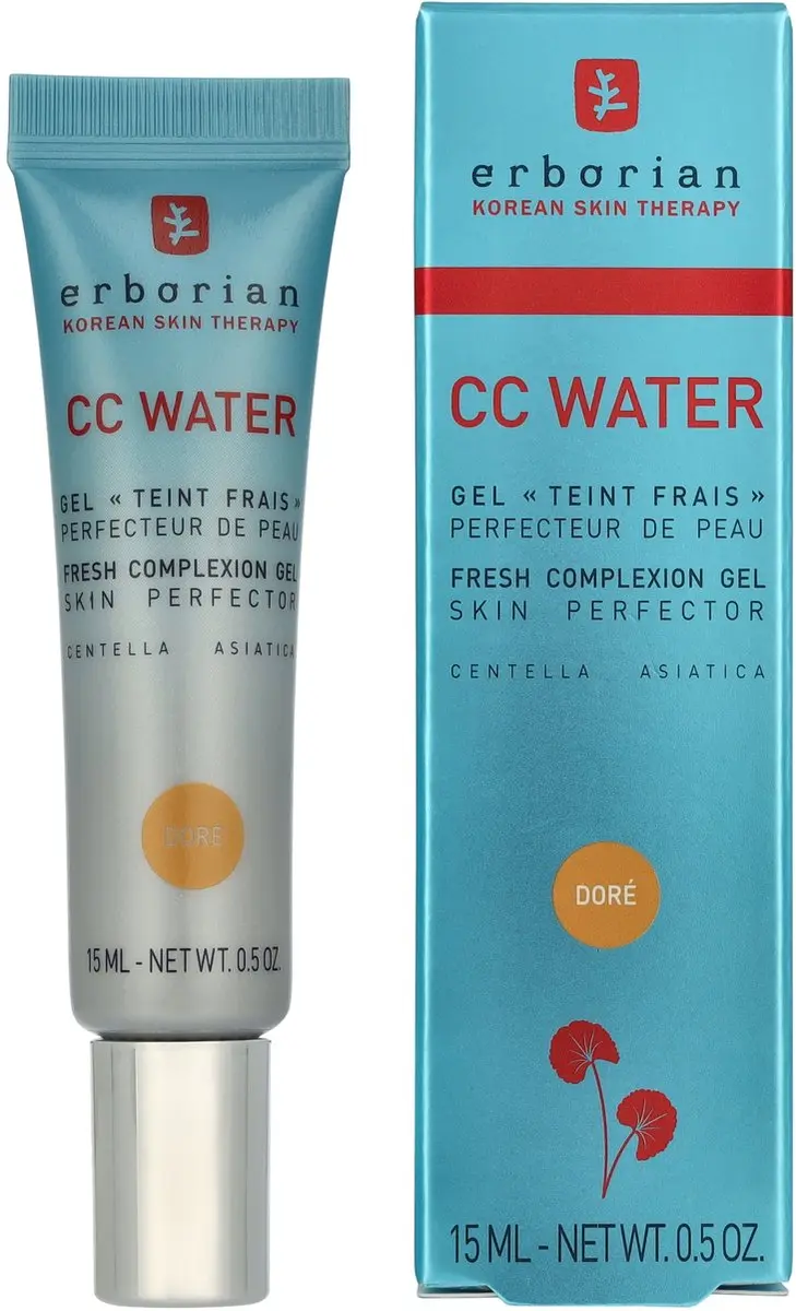 Erborian CC Water Centella Fresh Complex Gel Skin Perfector 15ml - Dore