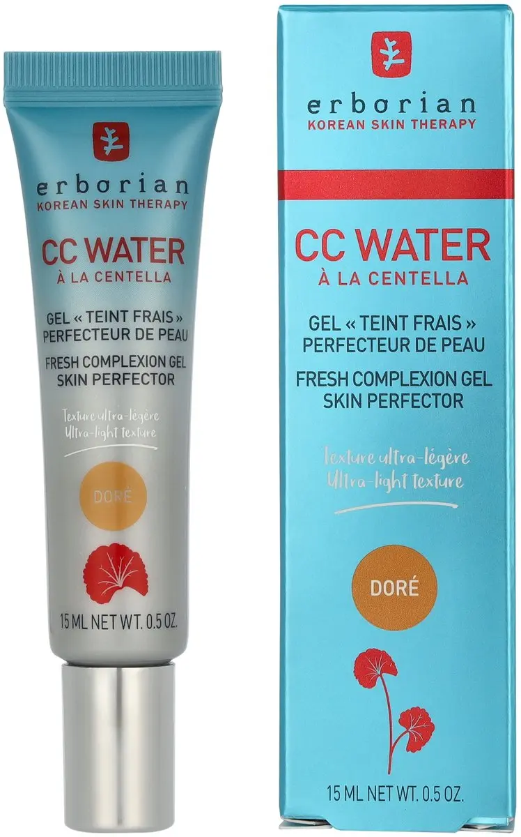 Erborian CC Water Centella Fresh Complex Gel Skin Perfector 15ml - Dore - afbeelding 6 van 6