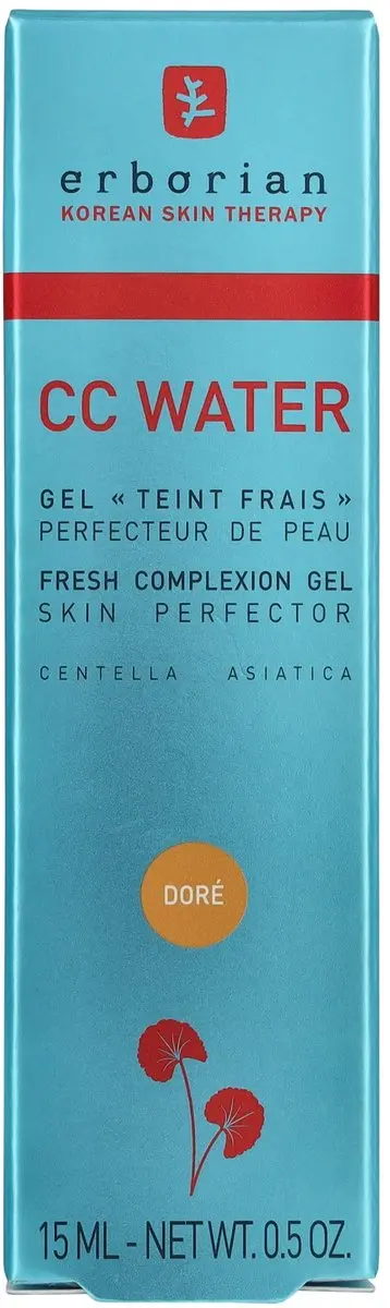 Erborian CC Water Centella Fresh Complex Gel Skin Perfector 15ml - Dore