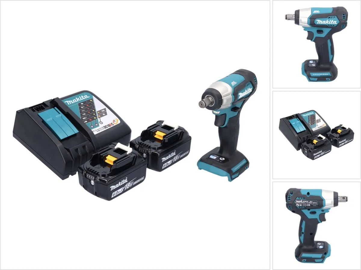 Makita DTW 181 RG Slagmoersleutel 18V 210Nm