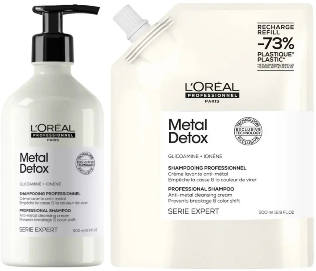 L'Oréal Professionnel Metal Detox Shampoo Refill Set 2x500ml
