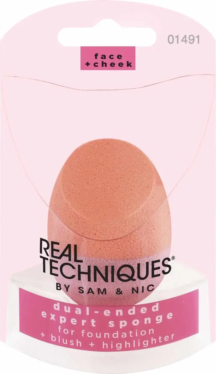 Real Techniques Makeup Sponge Oranje/Roze