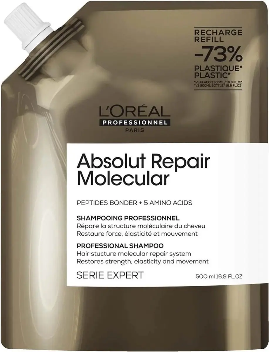 L'Oréal Professionnel Absolut Repair Molecular Shampoo Navulverpakking 500ml