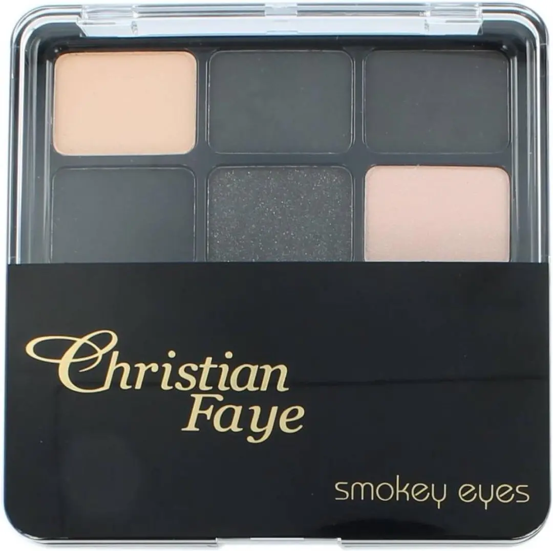 Christian Faye Smokey Eyes Oogschaduwpalette - 6 Kleuren