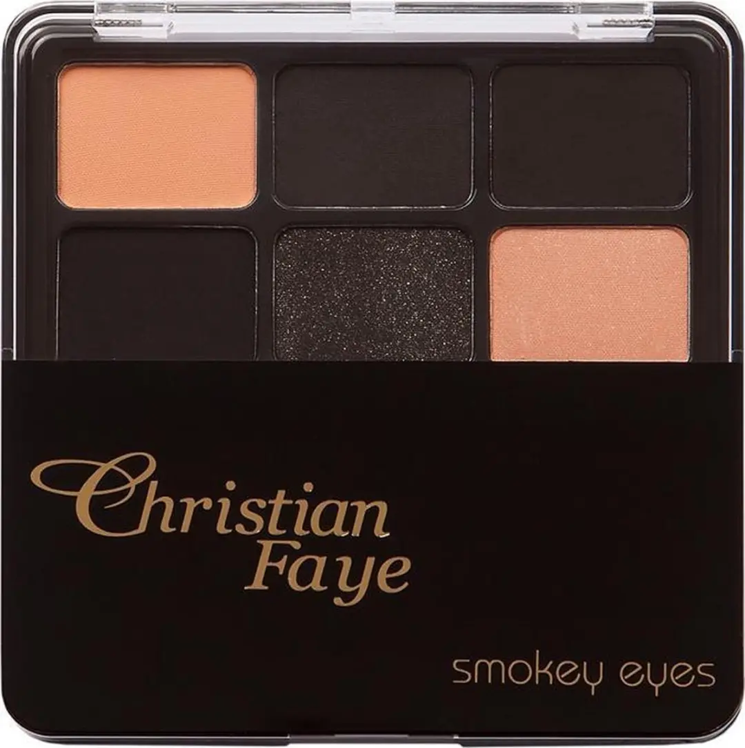 Christian Faye Smokey Eyes Oogschaduwpalette - 6 Kleuren