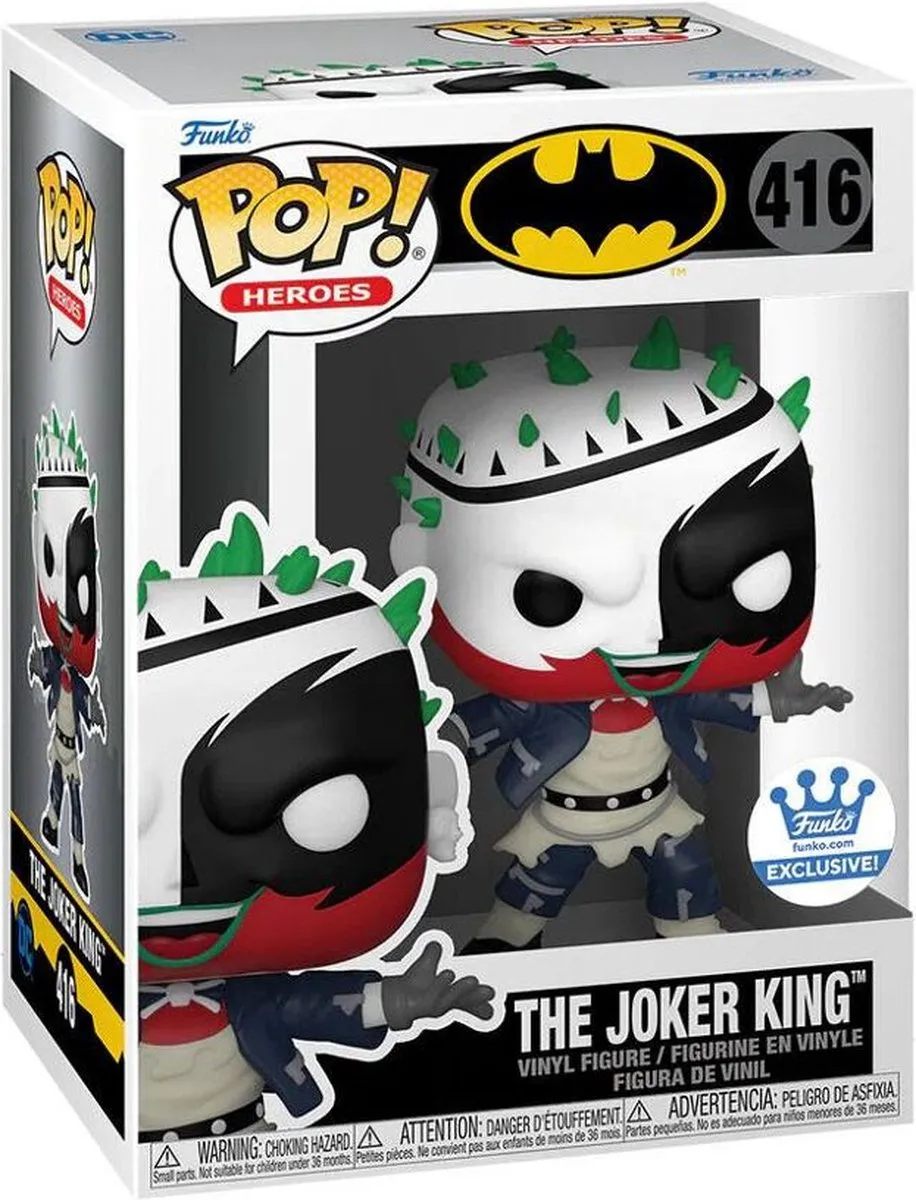 Funko POP! The Joker King Batman Figuur 10cm - #416 - afbeelding 2 van 2