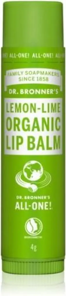 Dr. Bronner's Lippenbalsem Citroen Limoen 4ml