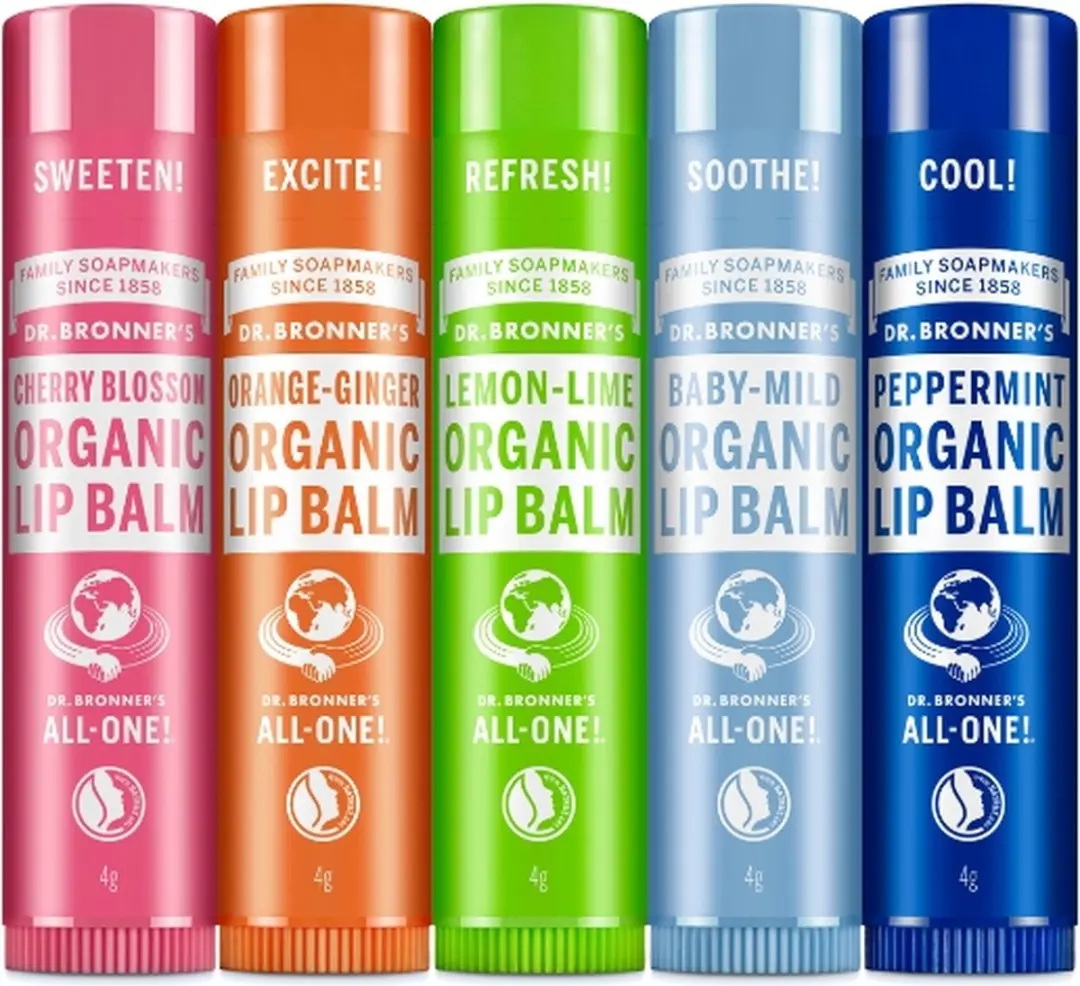 Dr. Bronner's Lippenbalsem Citroen Limoen 4ml