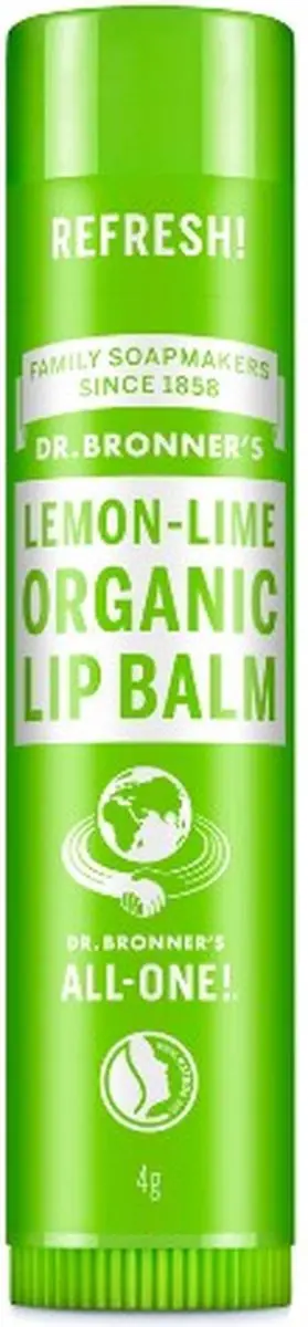 Dr. Bronner's Lippenbalsem Citroen Limoen 4ml