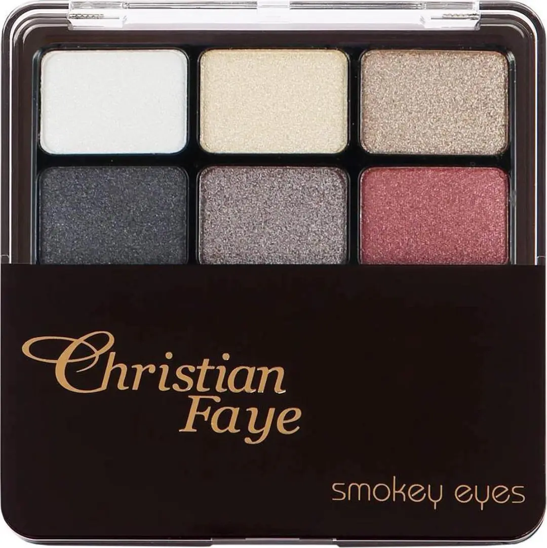 Christian Faye Smokey Eyes Treasure Oogschaduw - 6 Kleuren Grijs