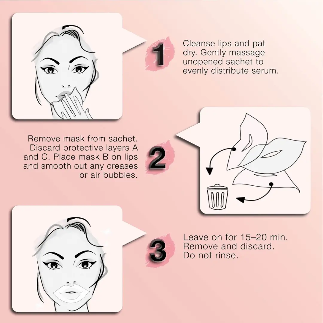 Starskin Dreamkiss Lipmasker - 2 Stuks - Roze