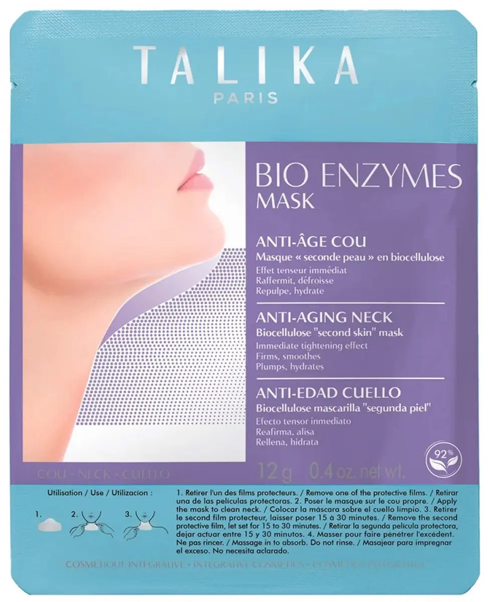 Talika Bio Enzymes Anti-Age Neck Mask - 1 Stuk