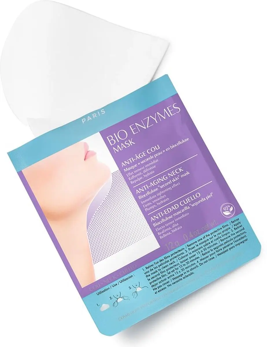 Talika Bio Enzymes Anti-Age Neck Mask - 1 Stuk