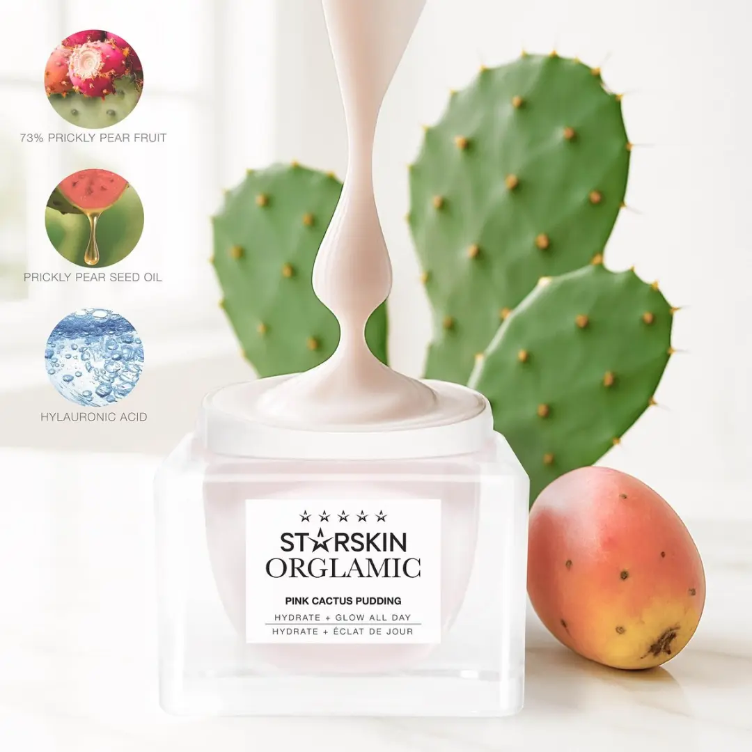 Starskin Orglamic Pink Cactus Pudding Dag- & Nachtcrème 50ml