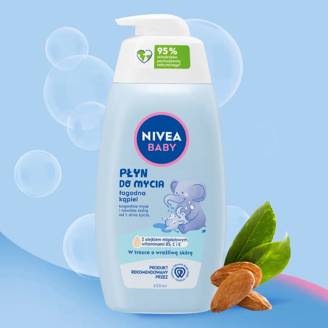 NIVEA Baby Zachte Badschuim 450ml
