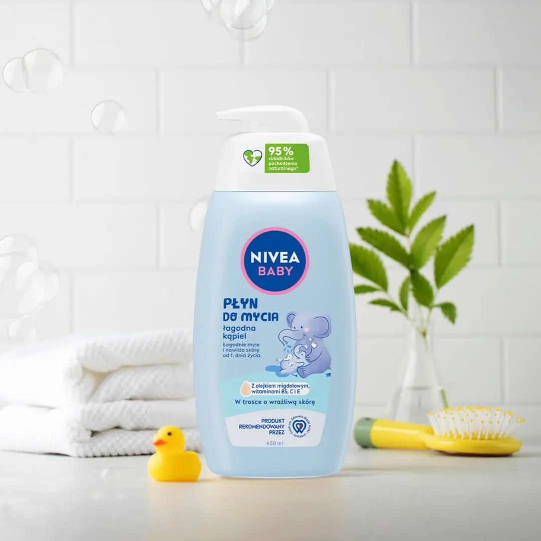 NIVEA Baby Zachte Badschuim 450ml