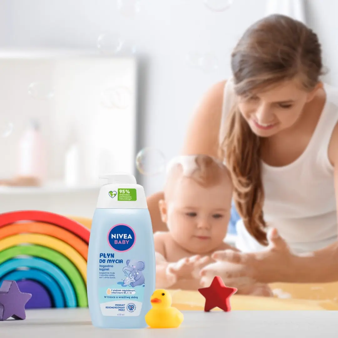 NIVEA Baby Zachte Badschuim 450ml - afbeelding 6 van 6