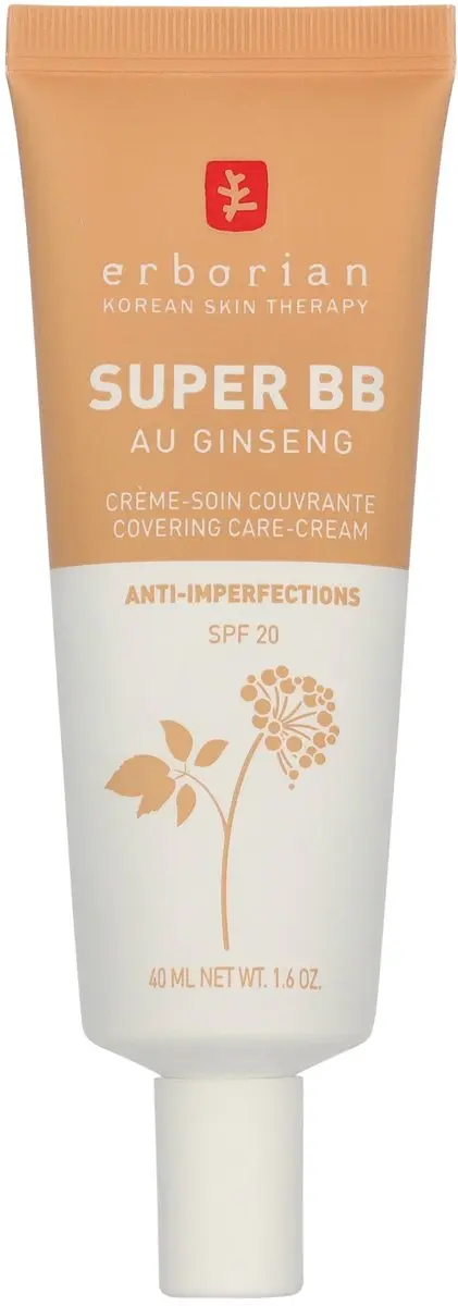 Erborian Crème Super BB Ginseng Doré 40ml - Lichte huidskleur - afbeelding 6 van 6