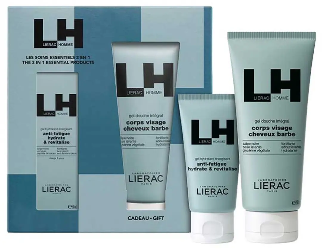 Lierac Homme Énergisant Gel Hydratant 50ml + Douche 200ml
