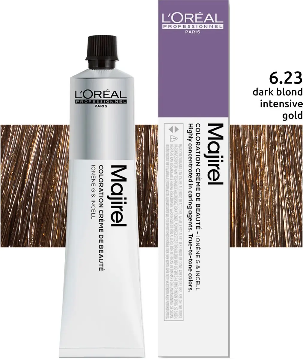 L'Oréal Professionnel Majirel Haarverf 50ml - 6.23 Blond/Bruin - afbeelding 6 van 6