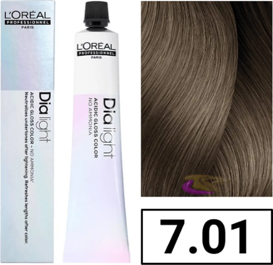 L'Oréal Professionnel Dia Light Haarverf 7.01 - 150ml - afbeelding 6 van 6