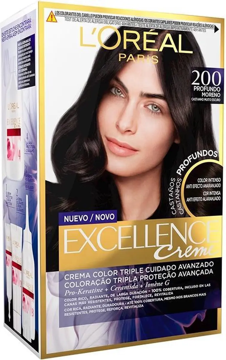 L'Oréal Paris Excellence Brunette Permanent 192ml - Diep Donker Bruin