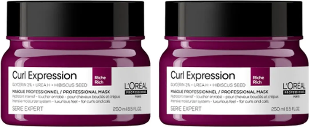 L'Oréal Paris Curl Expression Intensieve Hydraterende Masker 2x250ml