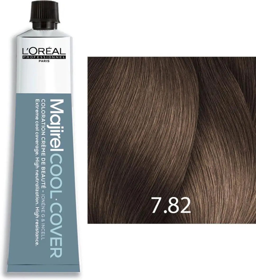 L'Oréal Professionnel Majirel Cool Cover Haarverf 150ml - 7.82 - afbeelding 6 van 6