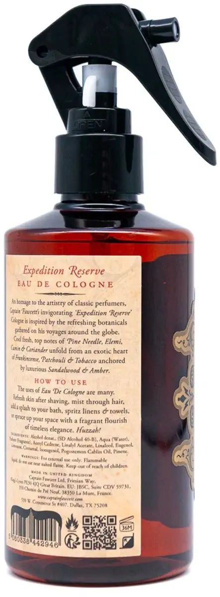 Captain Fawcett's Eau de Cologne 250ml