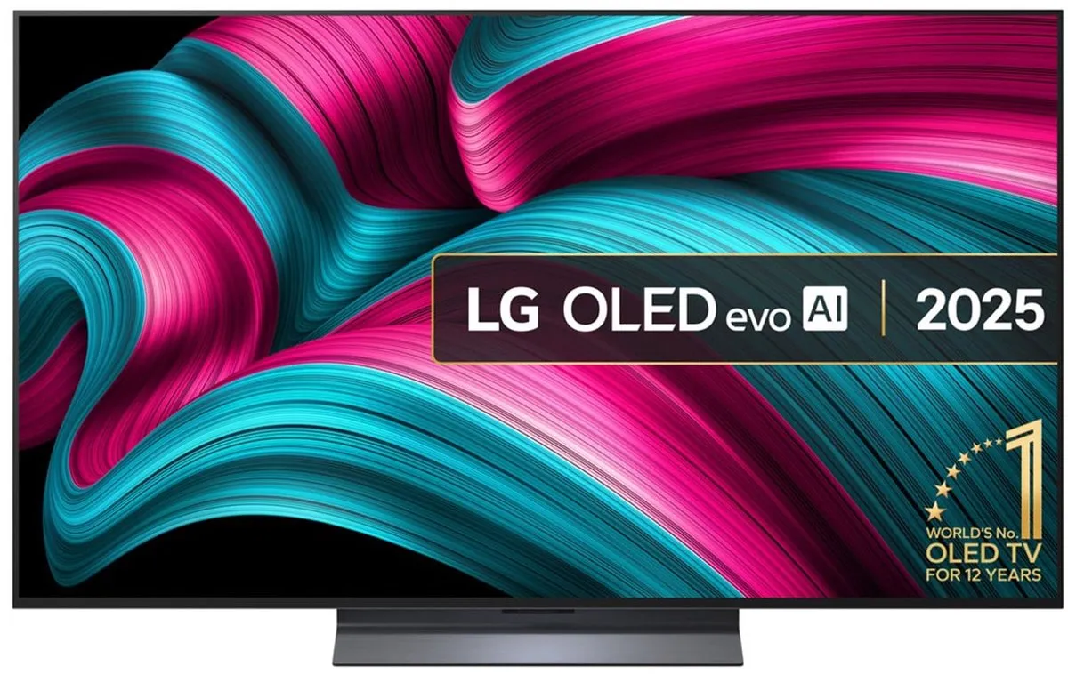 LG C5 OLED55C54LA 55 inch OLED TV - Zwart