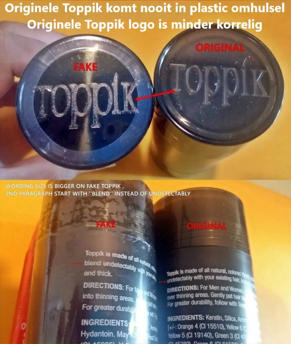 Toppik Hair Building Fibers Lichtbruin - 27,5g