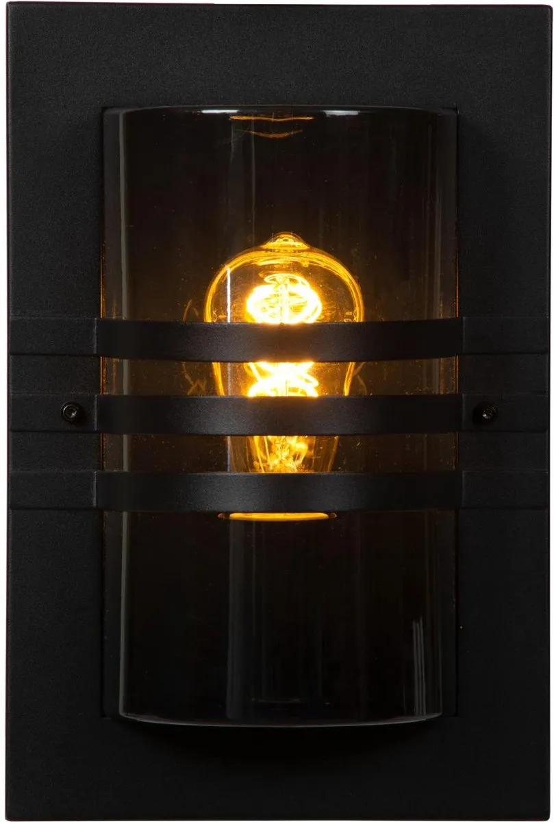 Lucide PRIVAS Wandlamp E27 IP44 - Zwart
