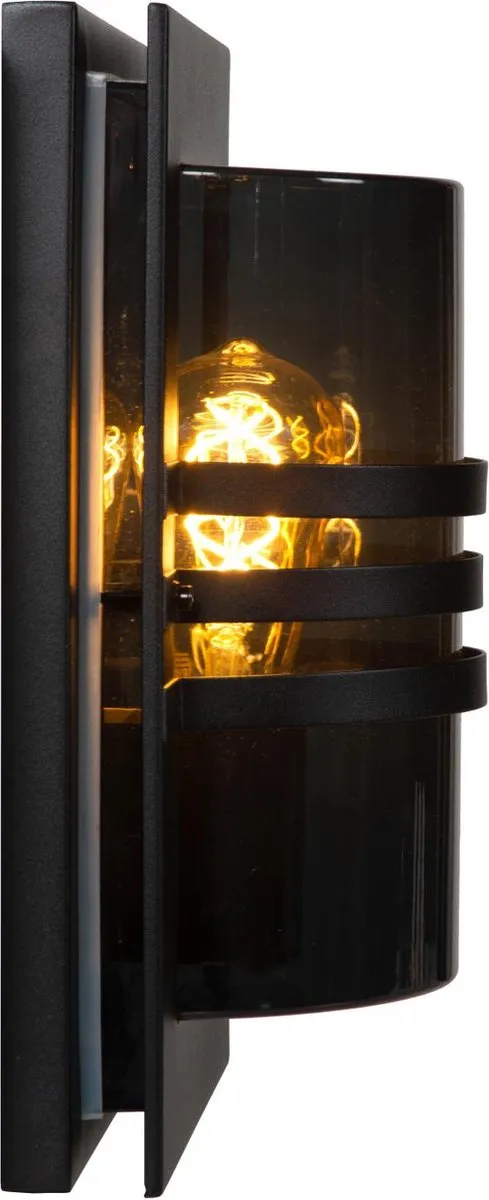 Lucide PRIVAS Wandlamp E27 IP44 - Zwart
