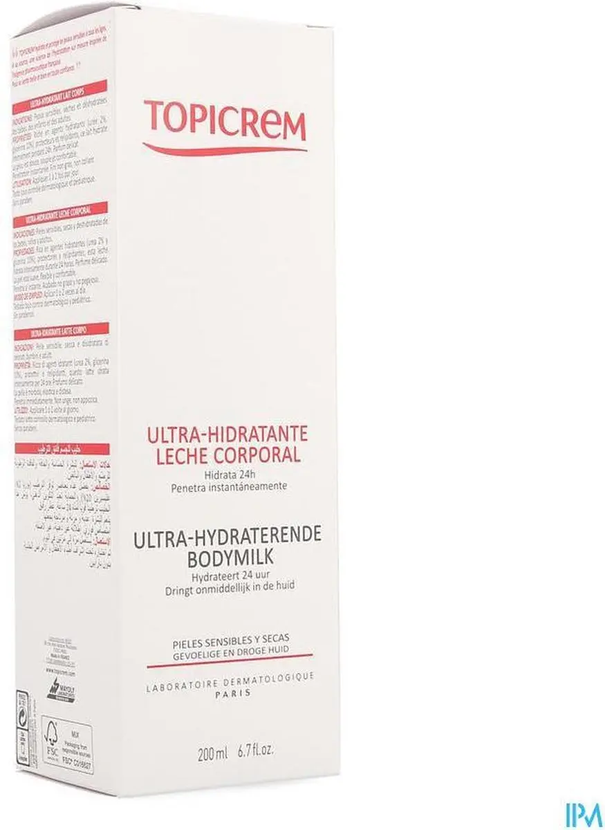 Topicrem Ultra Hydraterende Crème 200ml