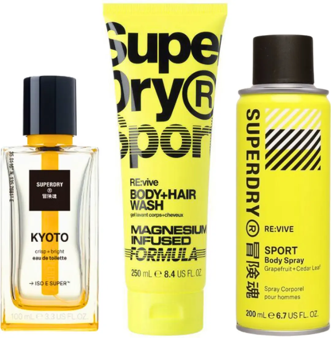 Superdry Cadeauset Kyoto & RE:vive - 3 Stuks