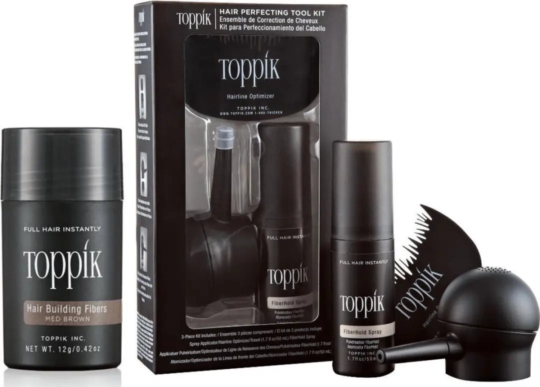 Toppik Hair Fibers Starterset Middenbruin
