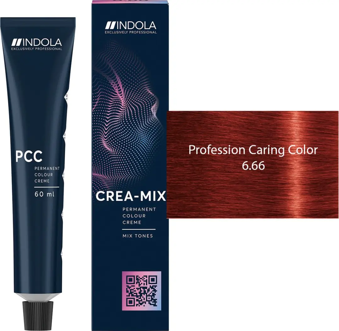 Indola Profession Caring Color 6.66 Permanent Haarkleuring 60ml