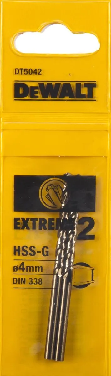 DeWalt DT5042 HSS-G Metaalboor 4mm