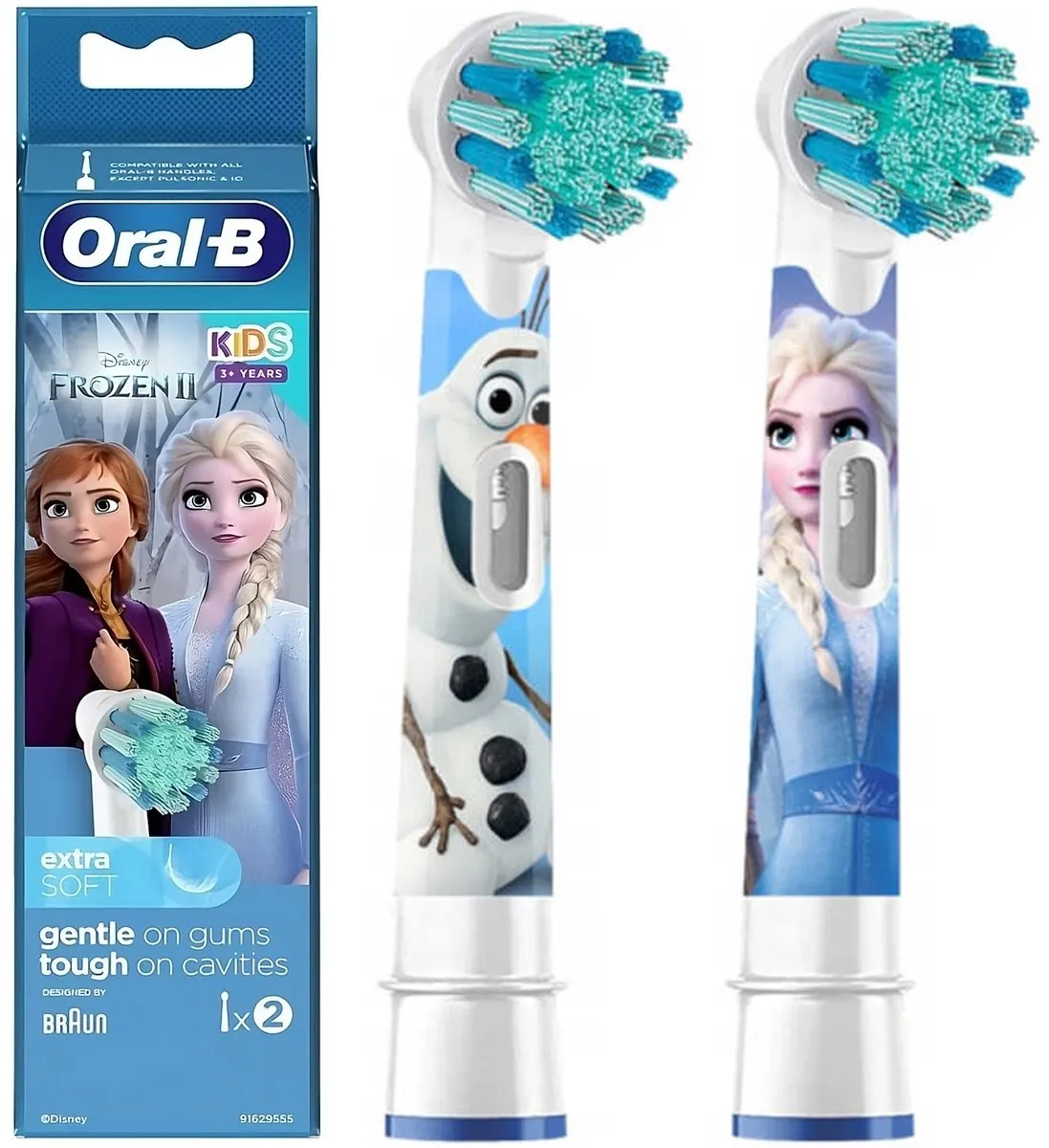 Oral-B Kids Frozen Opzetborstels 2 Stuks