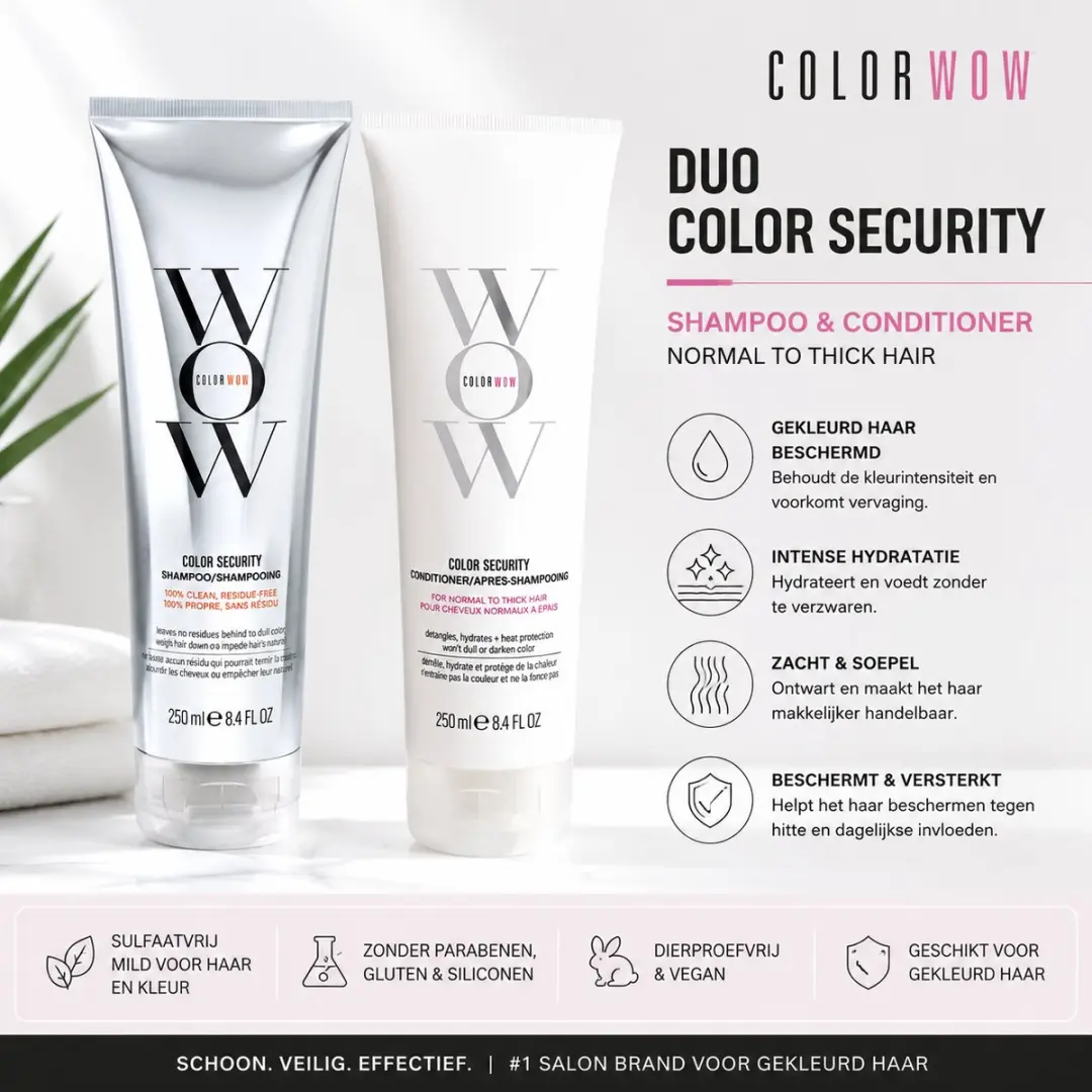 Color Wow Duo Color Security Shampoo & Conditioner 250ml