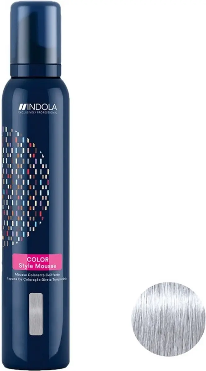 Indola Color Style Mousse Pearl Grey - 200ml