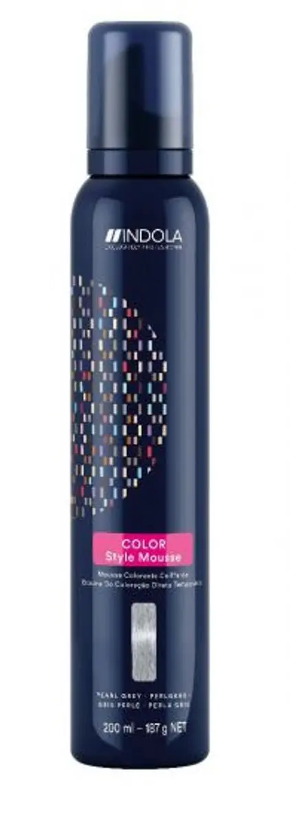 Indola Color Style Mousse Pearl Grey - 200ml