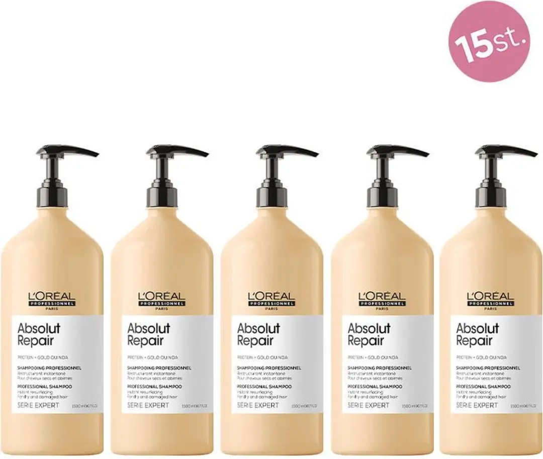 L'Oréal Paris Absolut Repair Gold Shampoo 1500ml