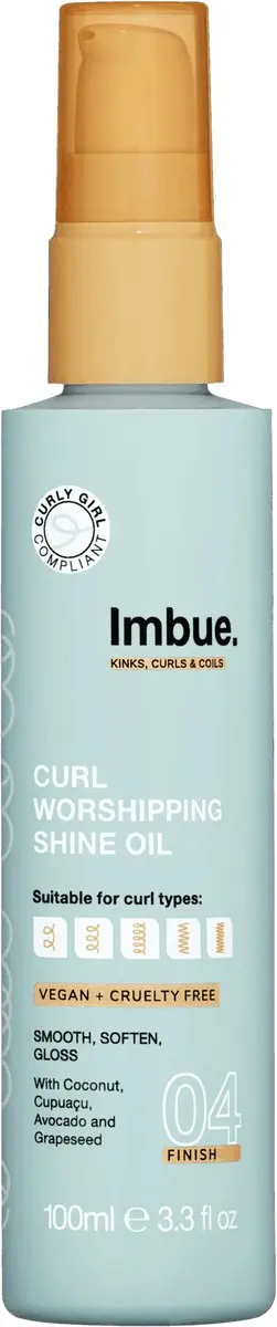 Imbue Curl Worshipping Shine Oil 100ml