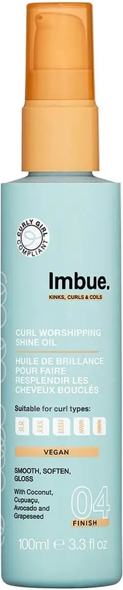 Imbue Curl Worshipping Shine Oil 100ml