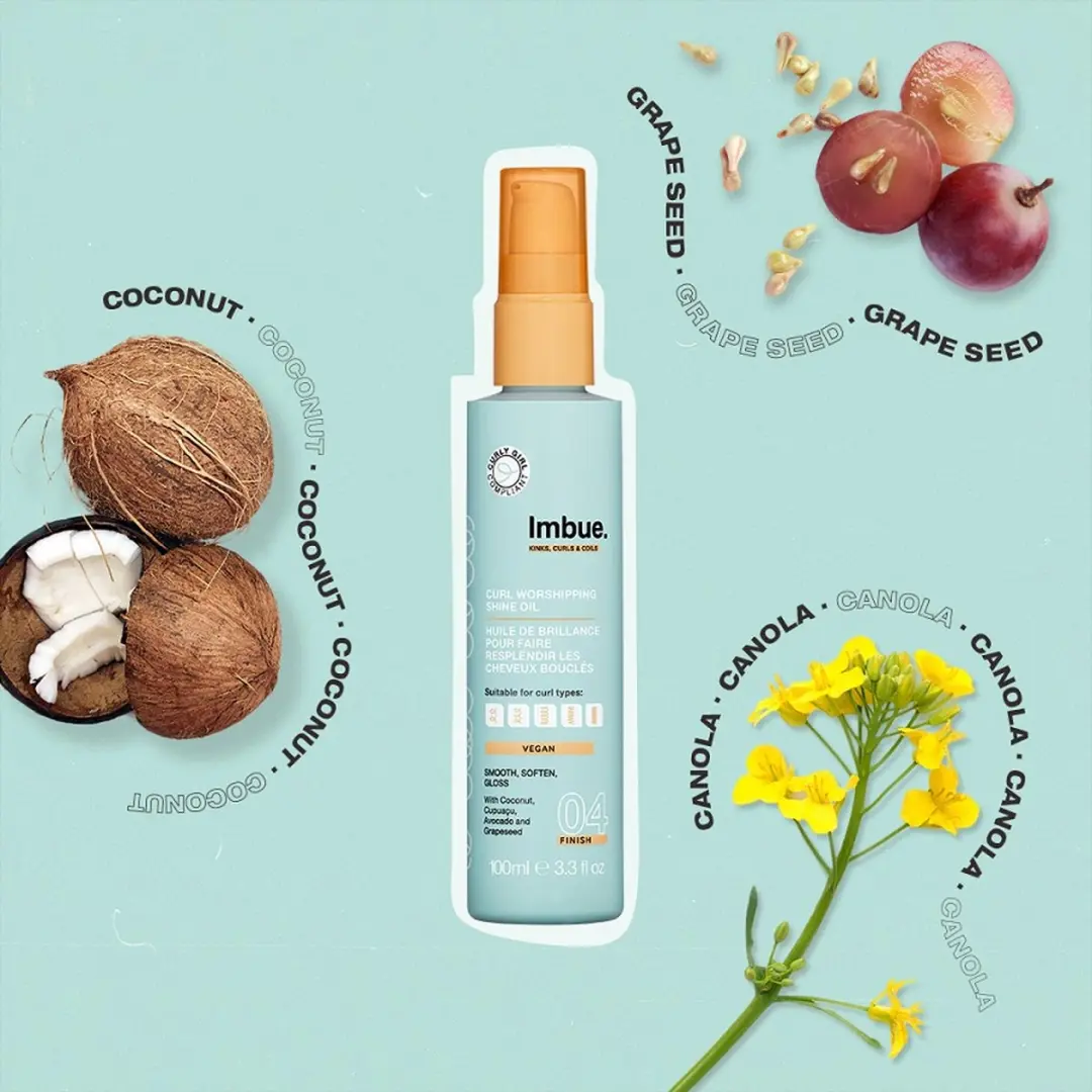 Imbue Curl Worshipping Shine Oil 100ml