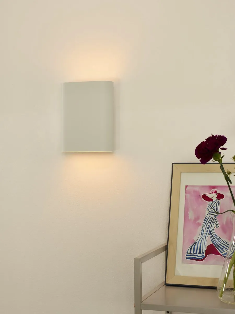 Lucide Ovalis Wandlamp 2xE14 - Wit