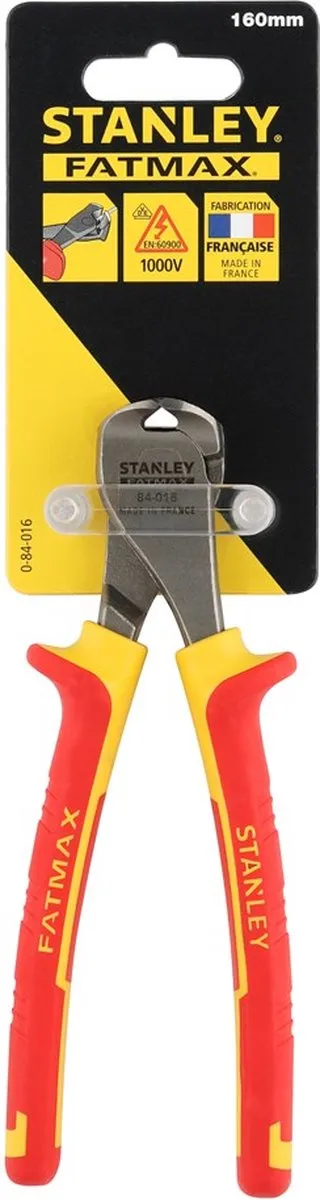 Stanley Fatmax Kopkniptang 160mm 1000V - Rood/Gele handgrepen - afbeelding 6 van 6